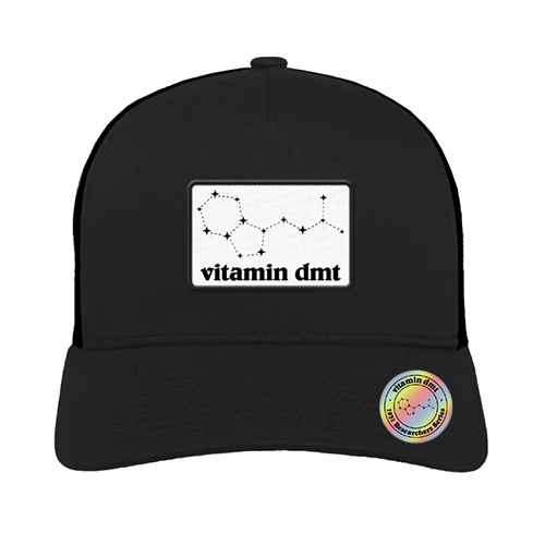 5 Panel Trucker Hat - Black