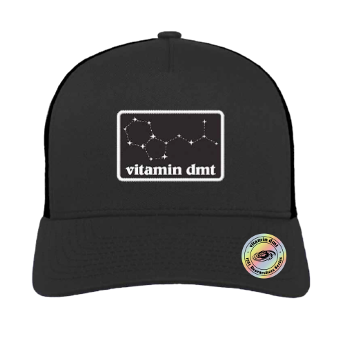 5 Panel Trucker Hat - Black Patch